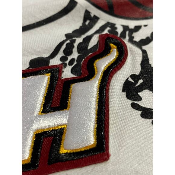 Miami Heat T-Shirt – Men’s 2XL, White Pro Standard Sport Fanatic Collection - Picture 9 of 10